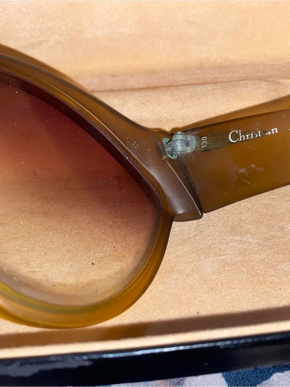 Bulgari case….Christian Dior-frame round Women Sunglasses Gradient Brown Lenses